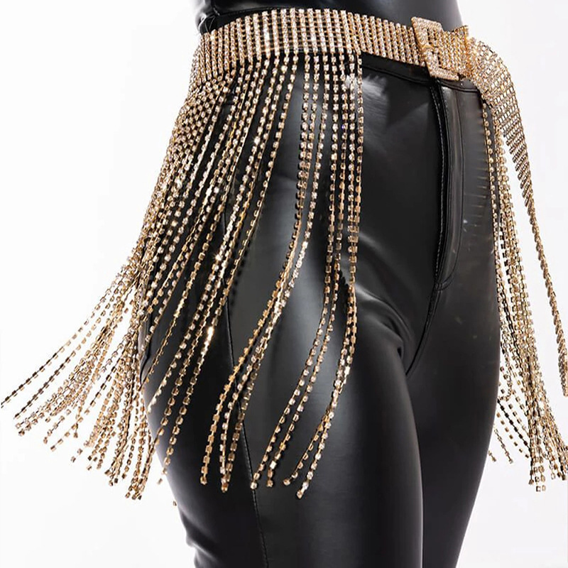 Body Jewelry High End - Body Chain Cross-border New Rhinestone Waist