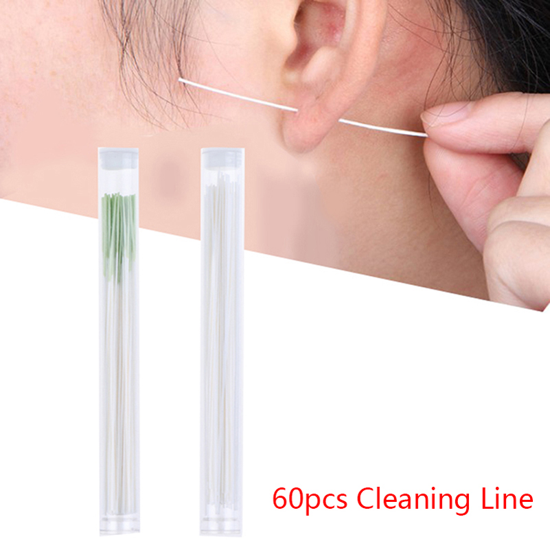 Body Jewelry Cleaner - 60Pcs Piercing Jewelry Ear Cleaning Tool