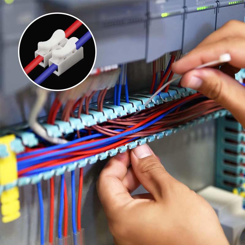 50pcs Push Quick Wire Cable CH - Threadless Push Pin ulasan dan harga