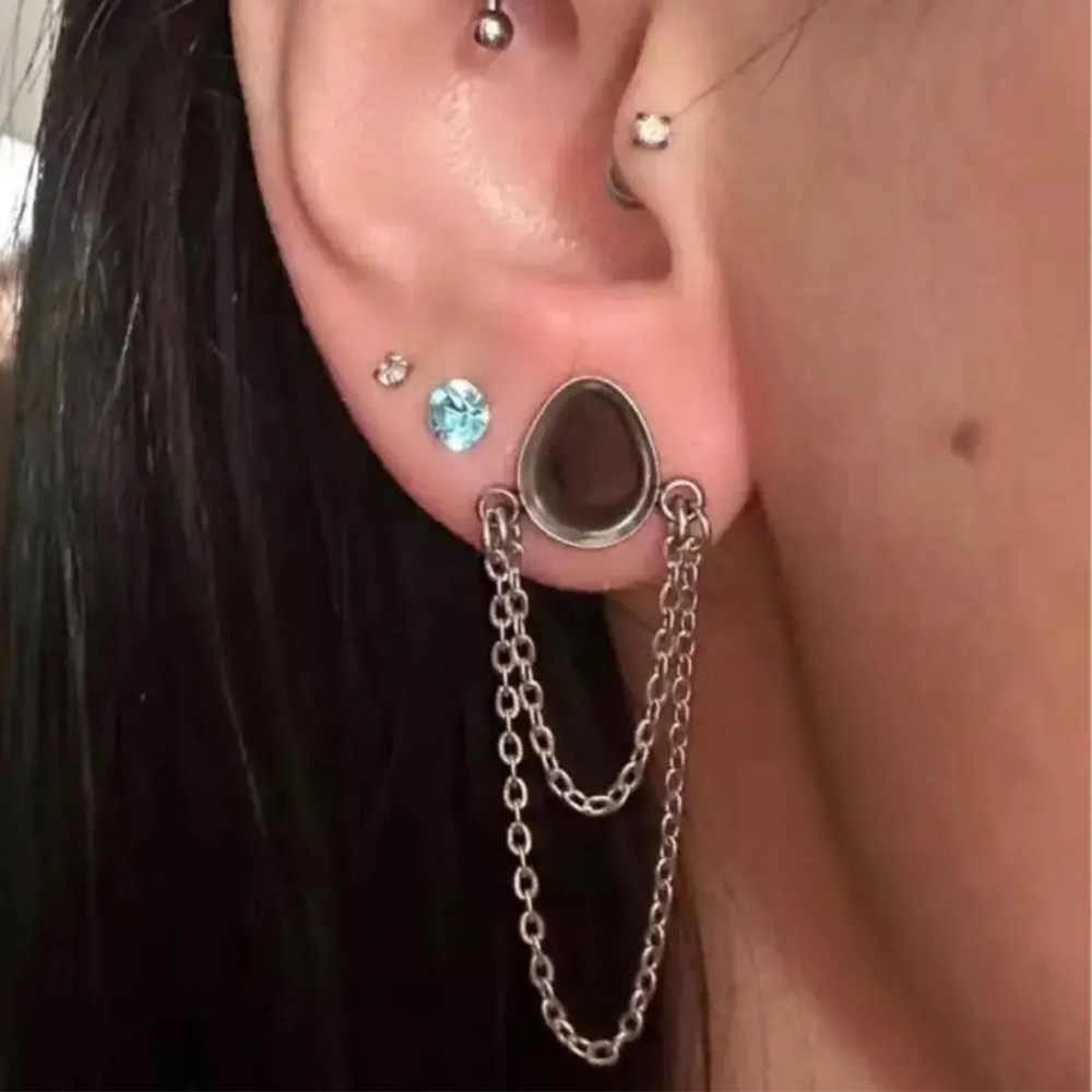 Osbourney 2PCS Stainless Steel - Body Jewelry Hangers ulasan dan harga
