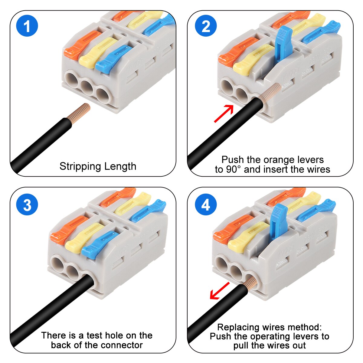 Mini Quick Wire Conductor Conn - Threadless Push Pin ulasan dan harga