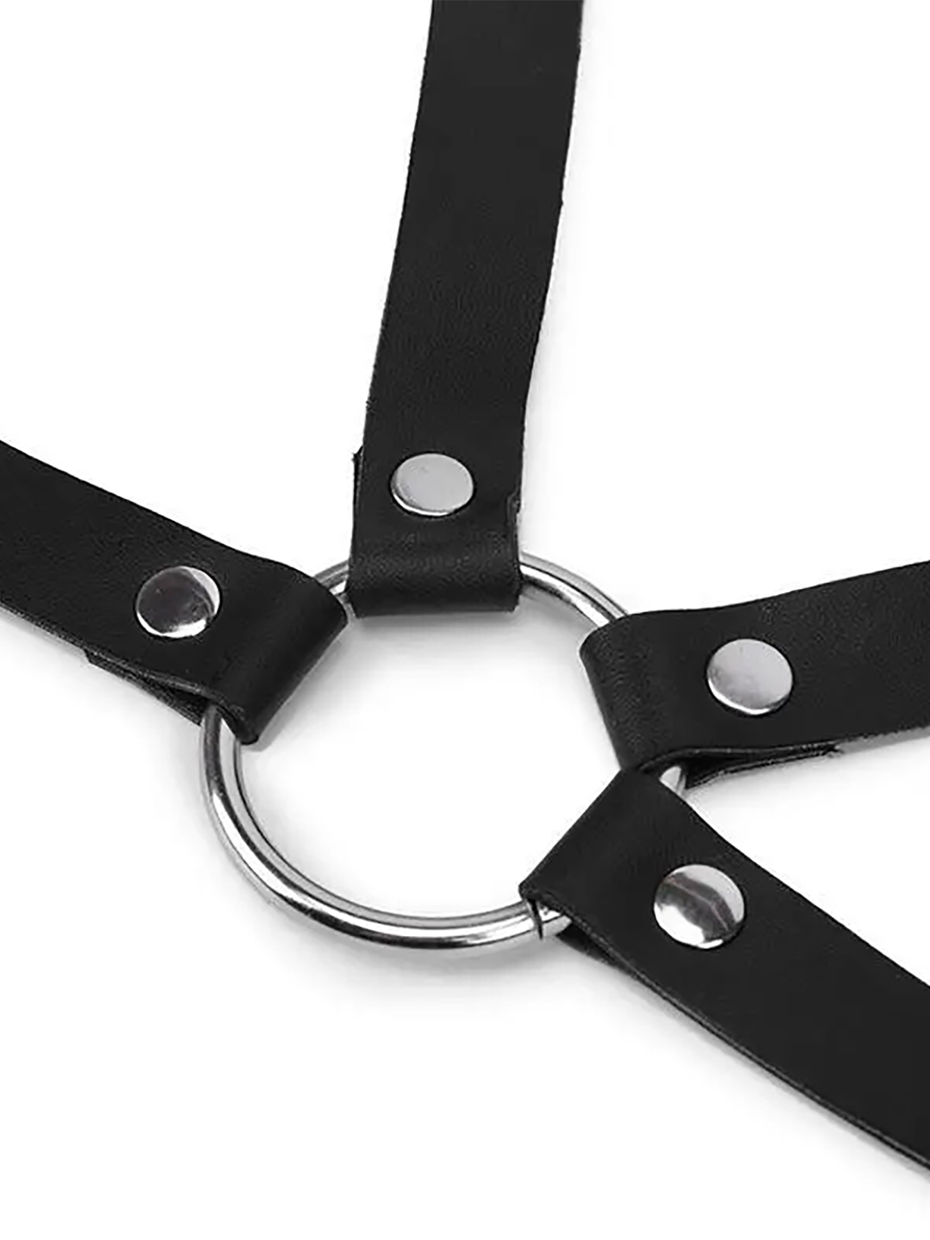 Women Leather Harness Belt Wai - Body Jewelry Goth ulasan dan harga