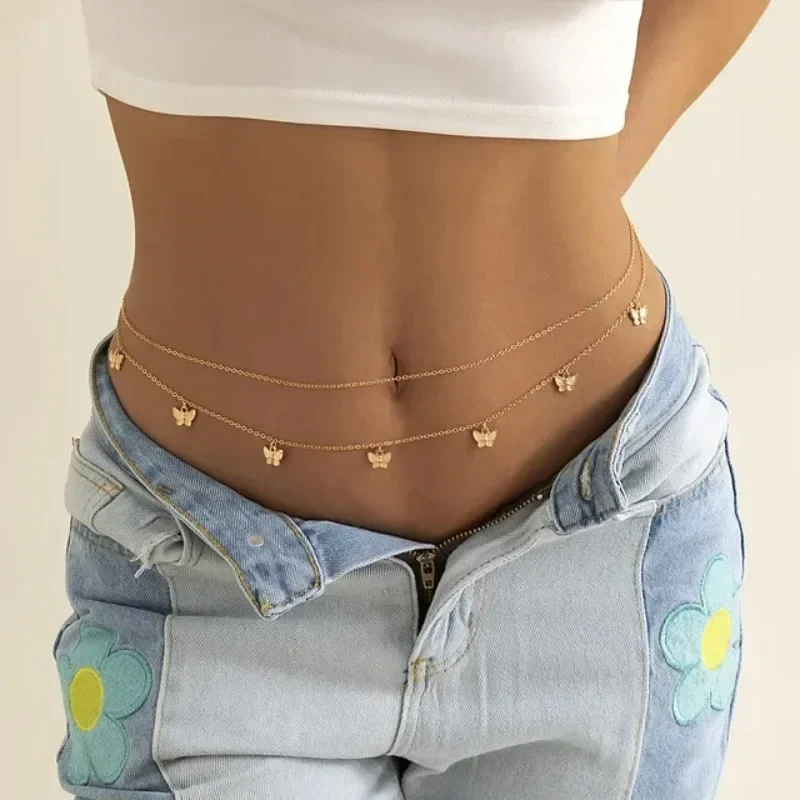 New Charm Sexy Double Layer Bu - Body Jewelry Bulk ulasan dan harga