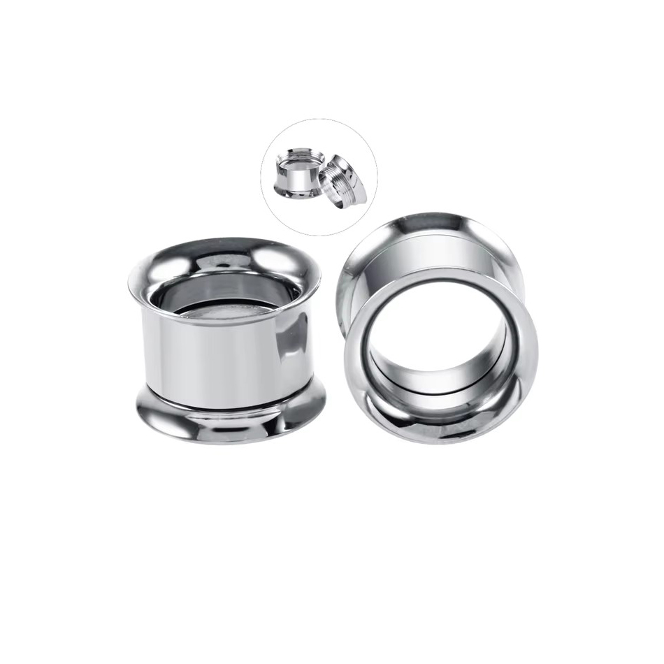 1Pair Stainless Steel Ear Plug - Body Jewelry Ear Plugs ulasan dan harga