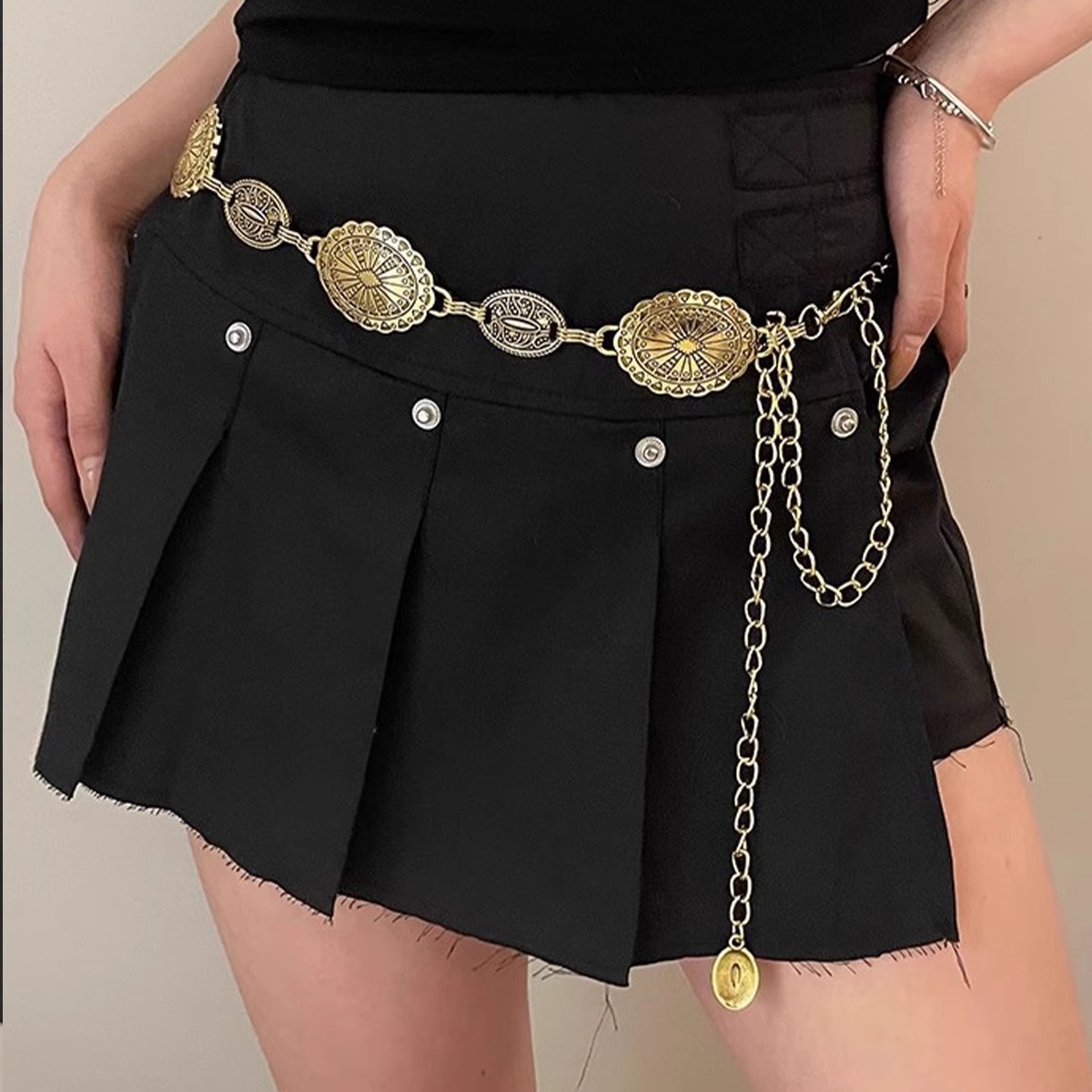 Ladies' retro style metal wais - Body Jewelry High End ulasan dan harga