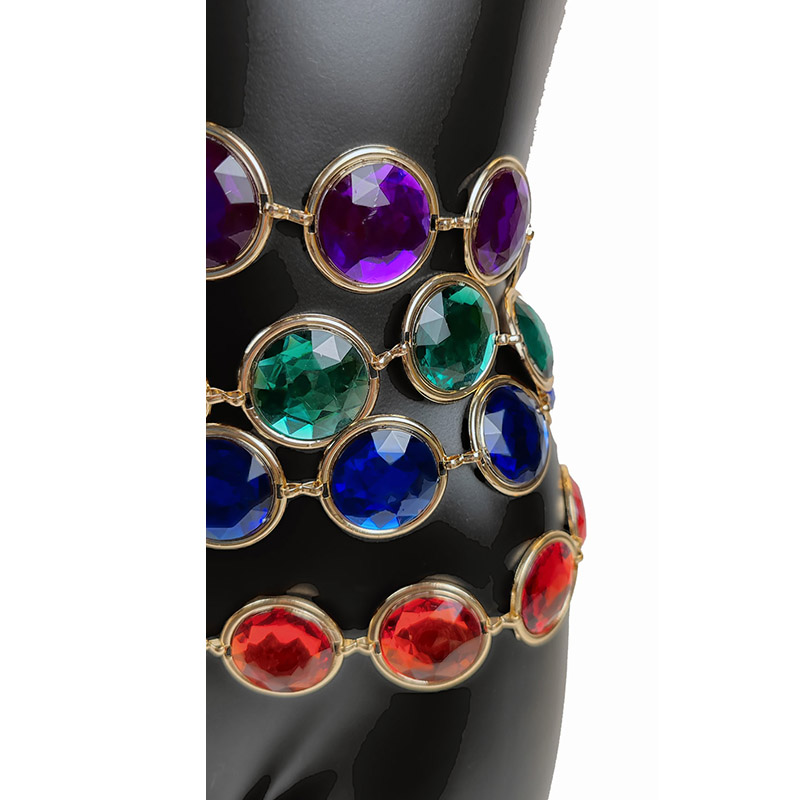 Precious Stone Body Chain Wais - Body Jewelry High End ulasan dan harga