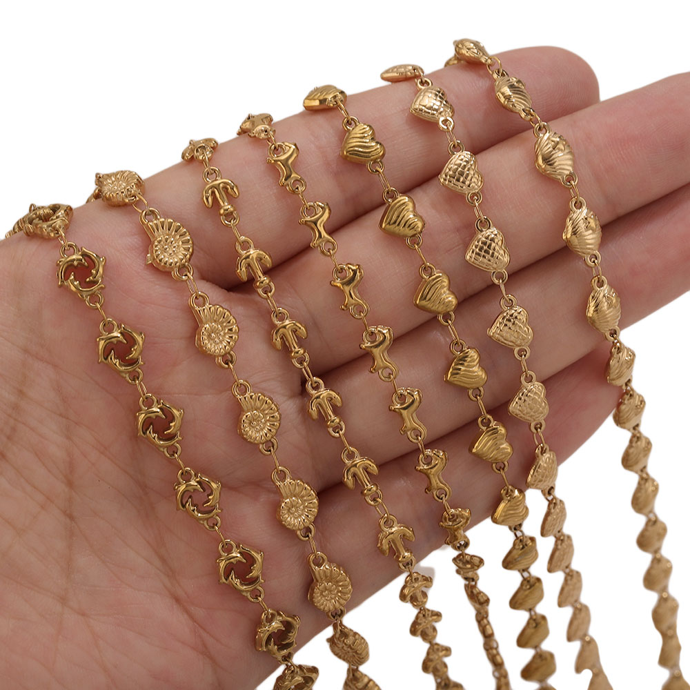 1M PVD Gold Stainless Steel He - Body Jewelry Wholesale ulasan dan harga