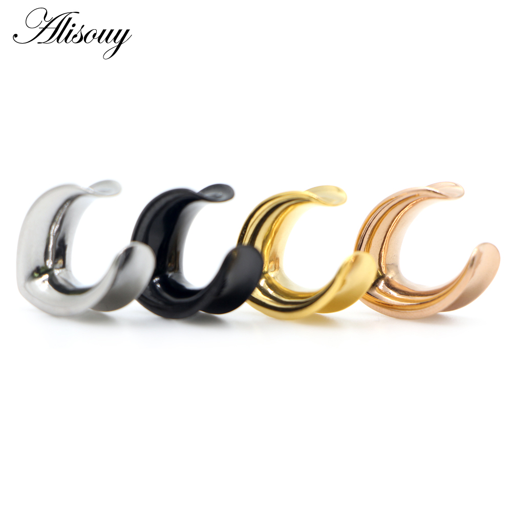 Alisouy 2pcs 6mm-30mm Water Dr - Body Jewelry Ear Plugs ulasan dan harga
