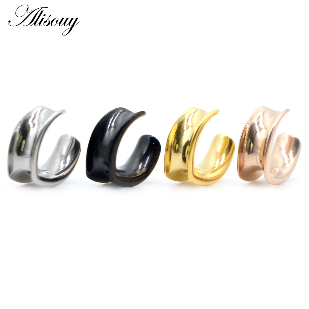 Alisouy 2pcs 6mm-30mm Water Dr - Body Jewelry Ear Plugs ulasan dan harga
