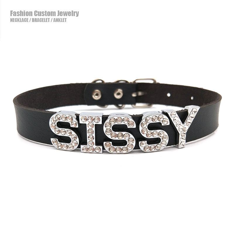 Customized Necklaces Rhineston - Body Jewelry Goth ulasan dan harga
