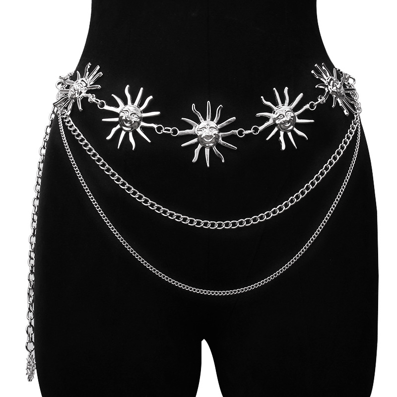 Chunky Multilayer Punk Gothic  - Body Jewelry Goth ulasan dan harga