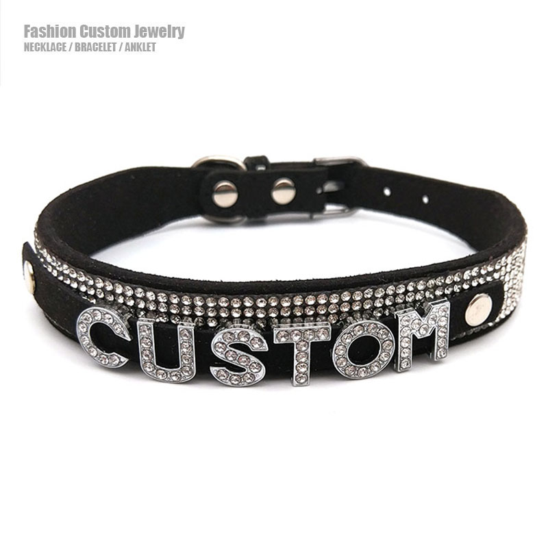 Shiny Rhinestone Letters Custo - Body Jewelry Goth ulasan dan harga