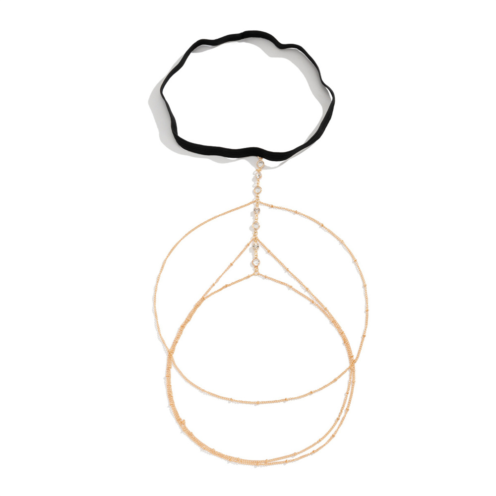 Boho Elastic Band Crystal Leg  - Body Jewelry Bulk ulasan dan harga