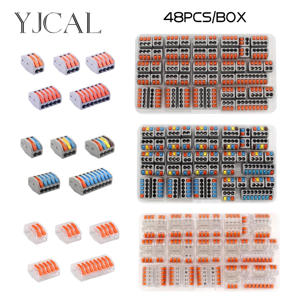 30/48 Pcs Fast Wiring Connecto - Threadless Push Pin ulasan dan harga