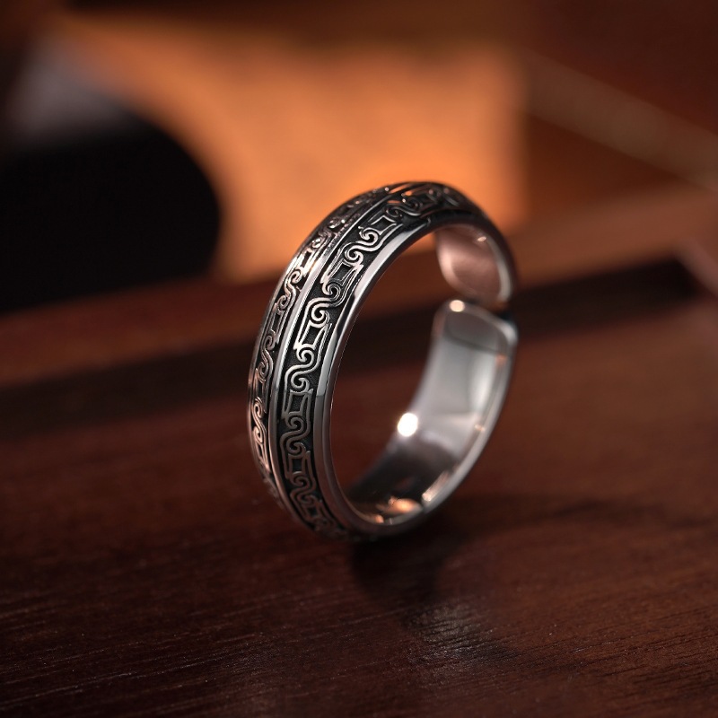 Bronze beast body scroll ring  - Body Jewelry High End ulasan dan harga