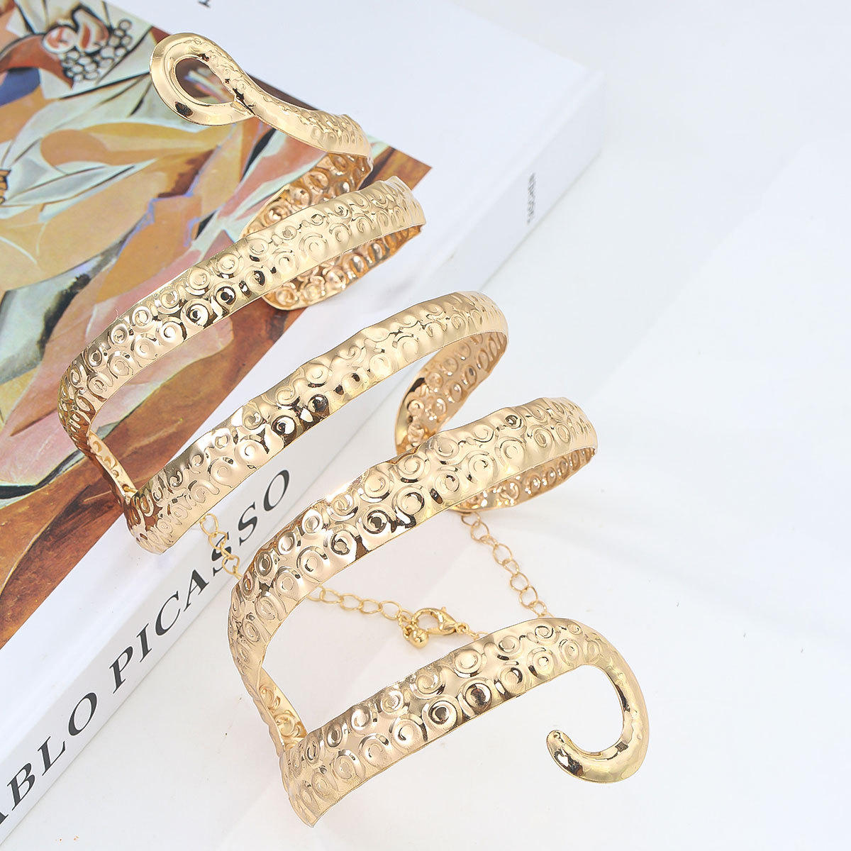 Edgy Alloy Snake Arm Cuff - Pu - Body Jewelry High End ulasan dan harga