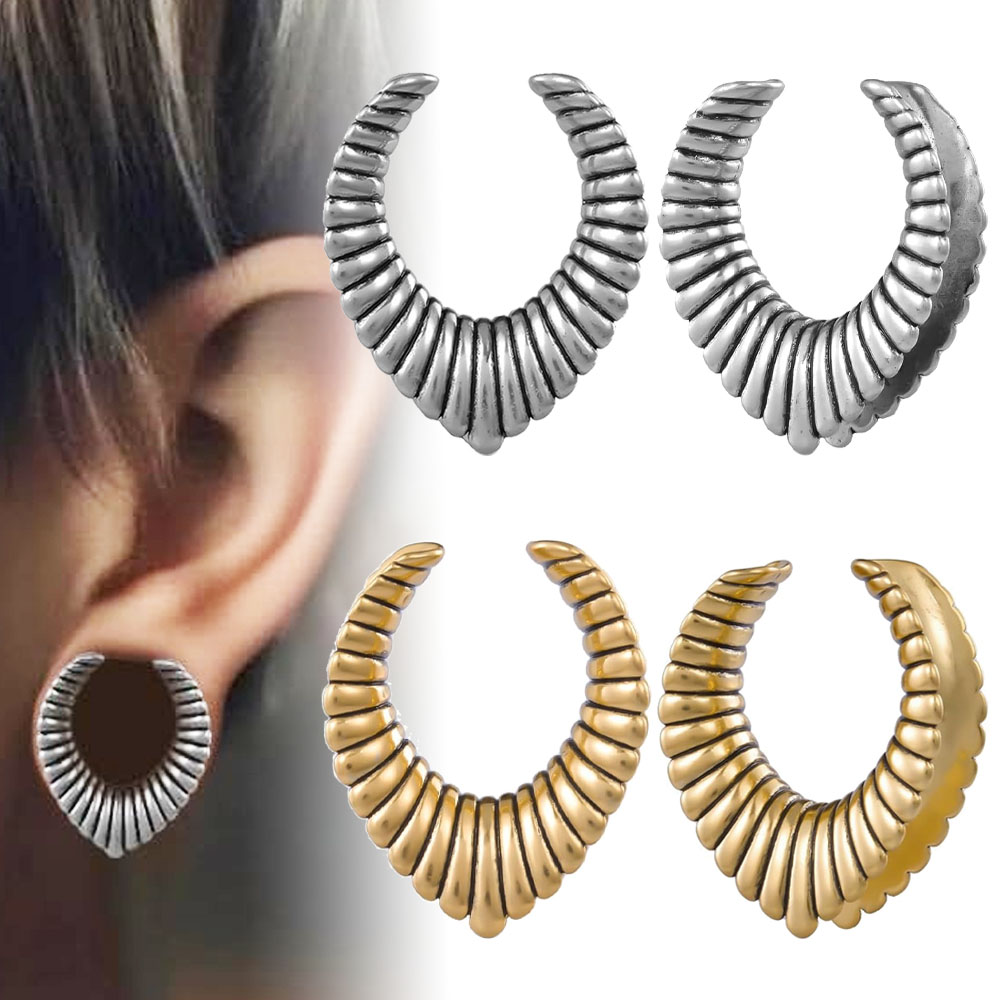 1PC Copper Petals Saddle Ear T - Body Jewelry Hangers ulasan dan harga